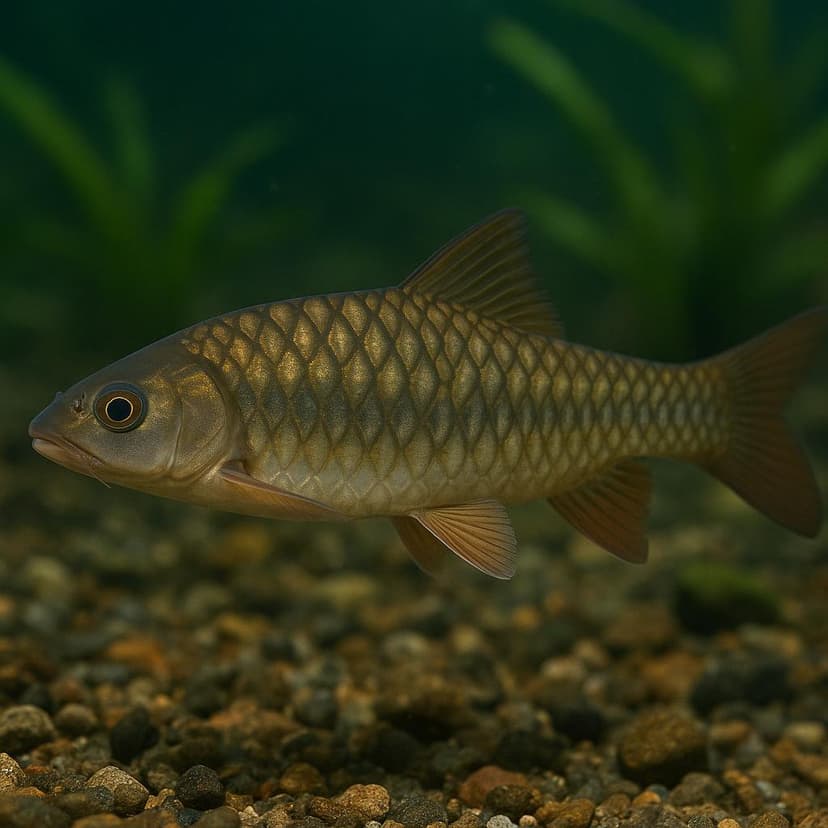 AI-generated illustration of Copper mahseer