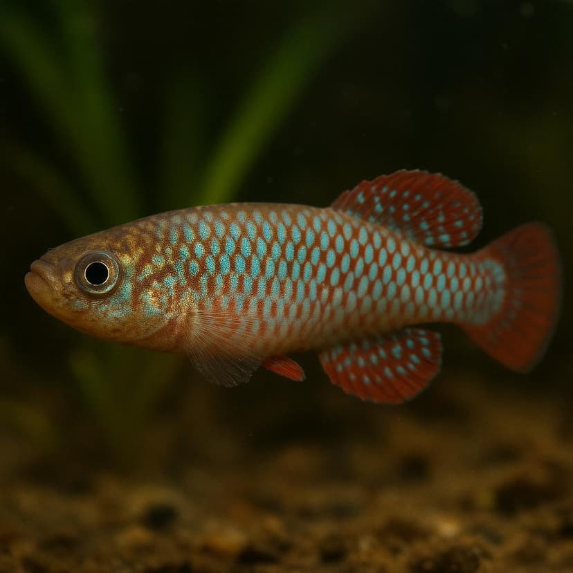 AI-generated illustration of Rungwa annual killifish