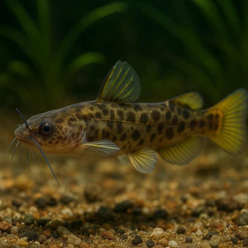 AI-generated illustration of Yellowfin madtom