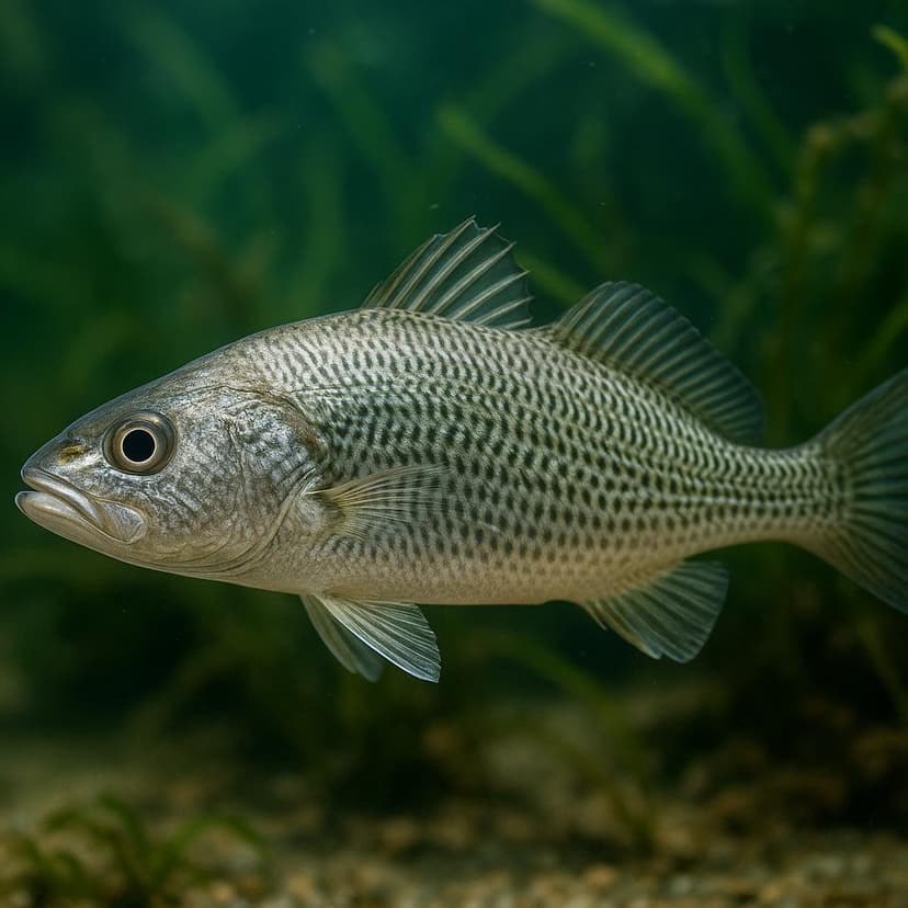 AI-generated illustration of Vermiculated croaker