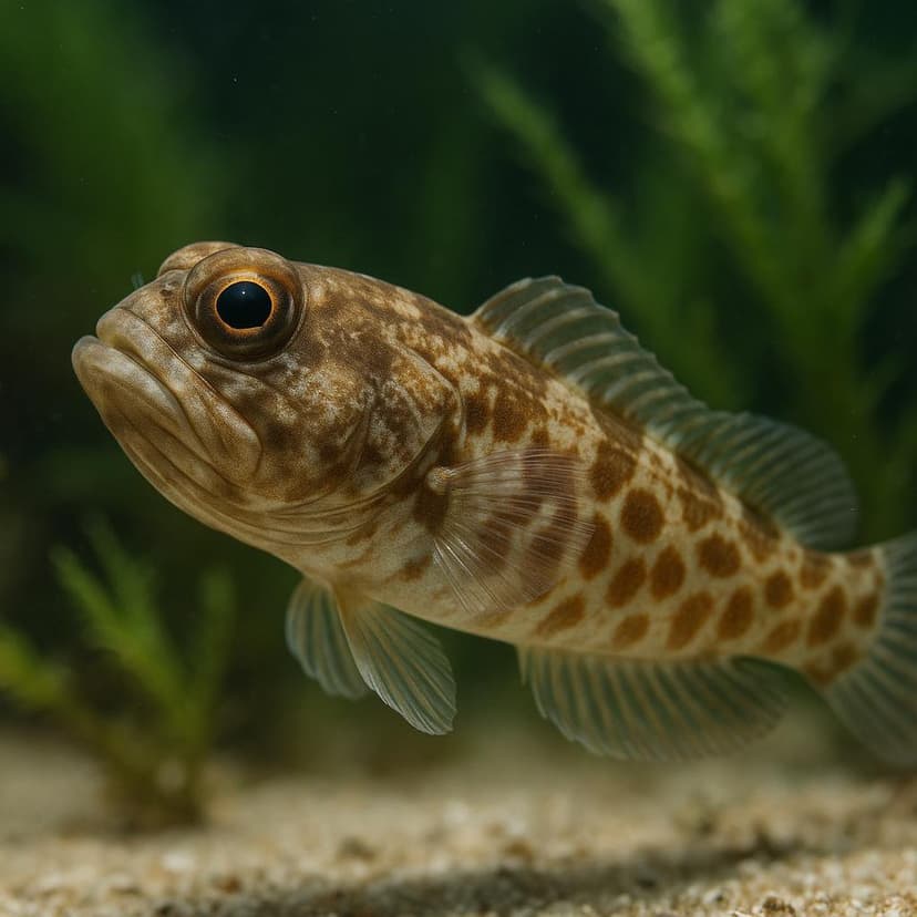 AI-generated illustration of Yellowmouth jawfish