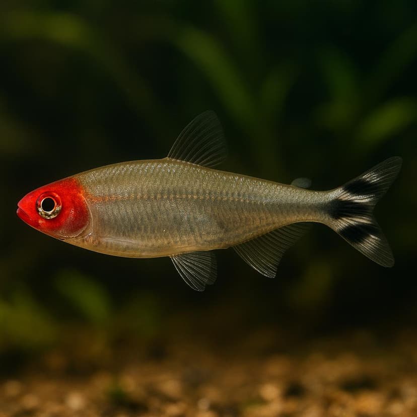 AI-generated illustration of Brilliant rummy-nose tetra
