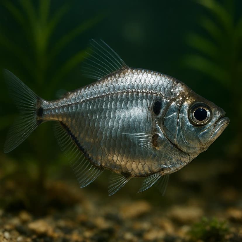 AI-generated illustration of Oluolus hatchetfish