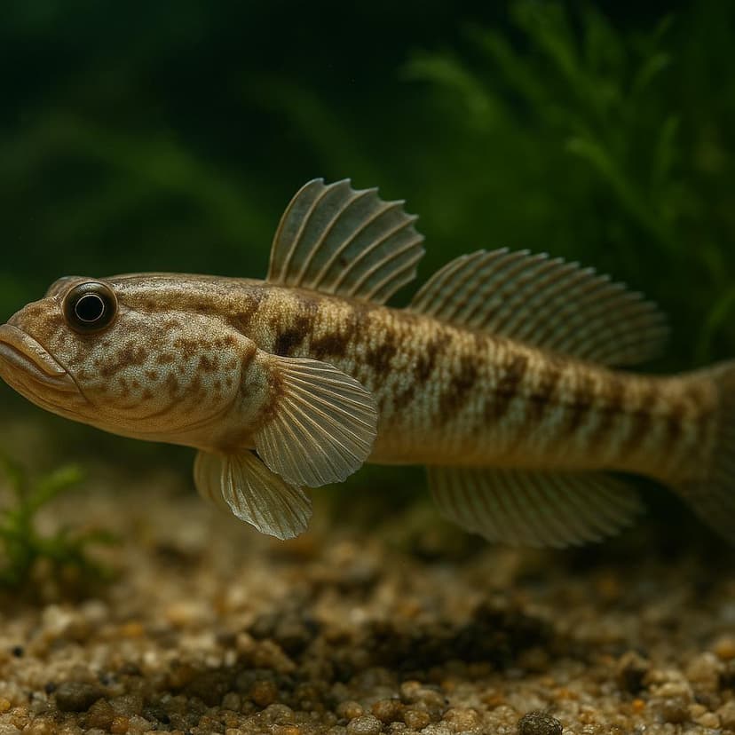 AI-generated illustration of Elongate mudskipper (pointed-tailed goby)