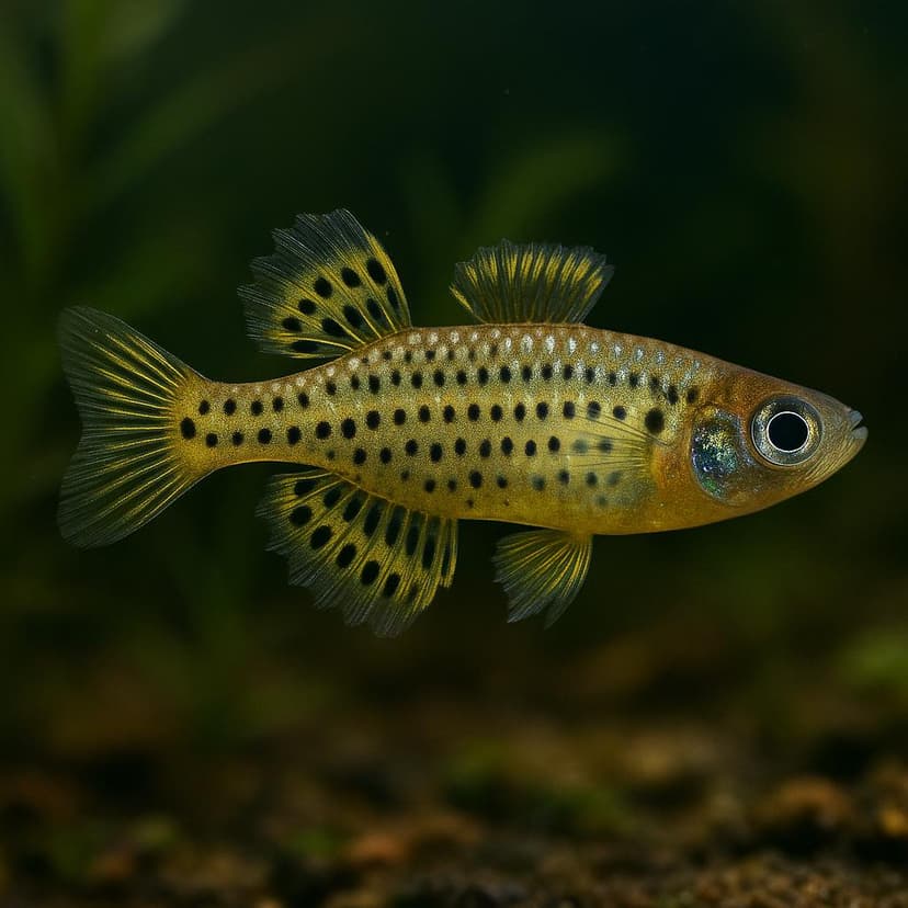 AI-generated illustration of Spotted blue-eye