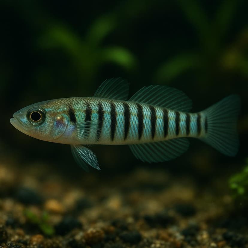 AI-generated illustration of Chinese zebra goby