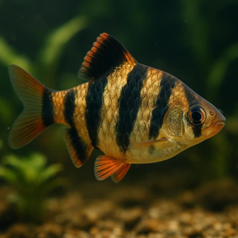 AI-generated illustration of Sumatra barb (Tiger barb)