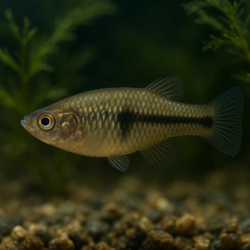 AI-generated illustration of Barred topminnow