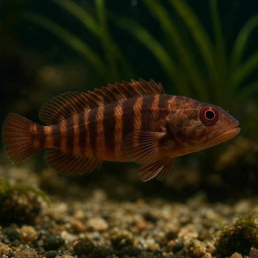 AI-generated illustration of Stripefin ronquil