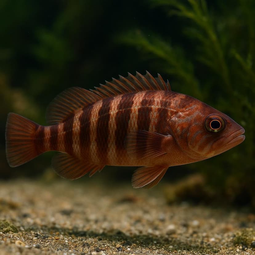 AI-generated illustration of Stripefin ronquil