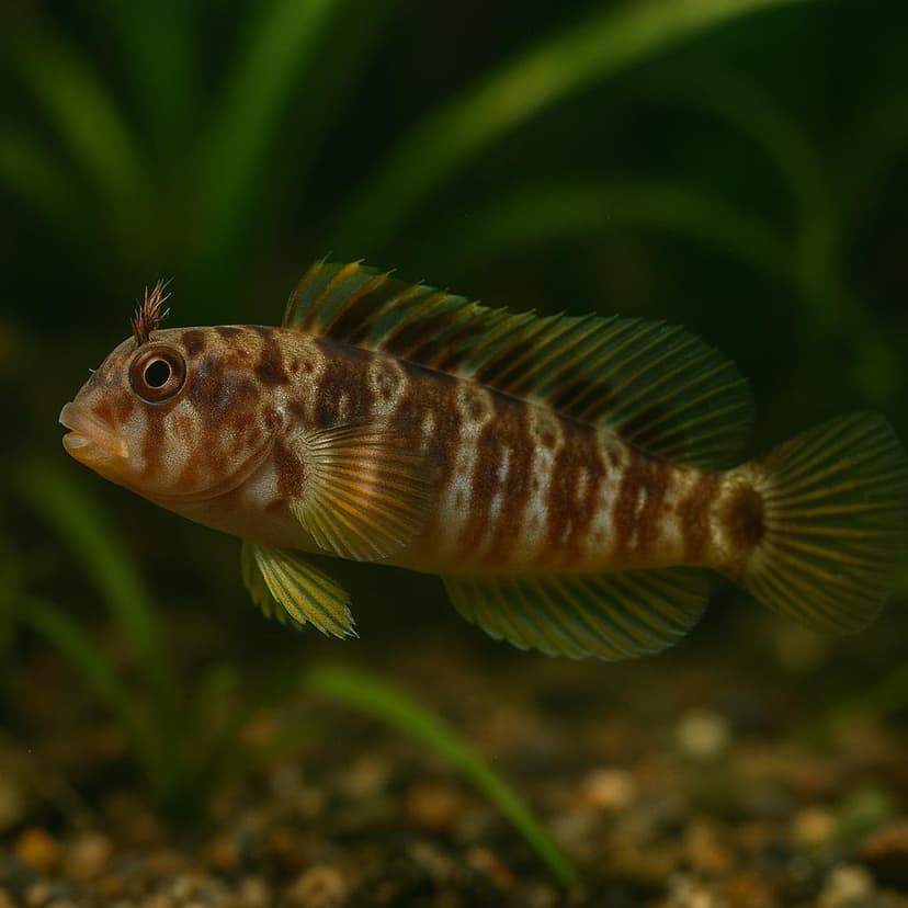 AI-generated illustration of Papuan blenny