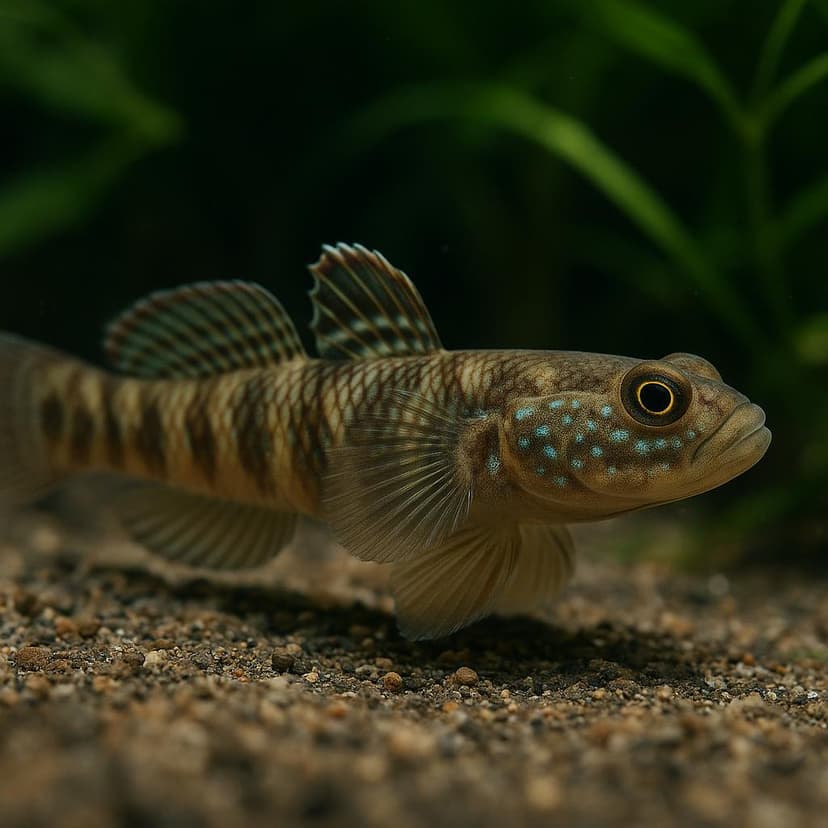 AI-generated illustration of White-cheeked goby