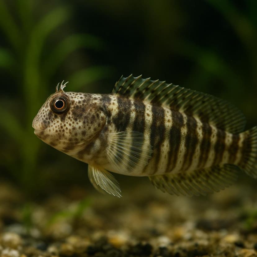 AI-generated illustration of Jewelled blenny