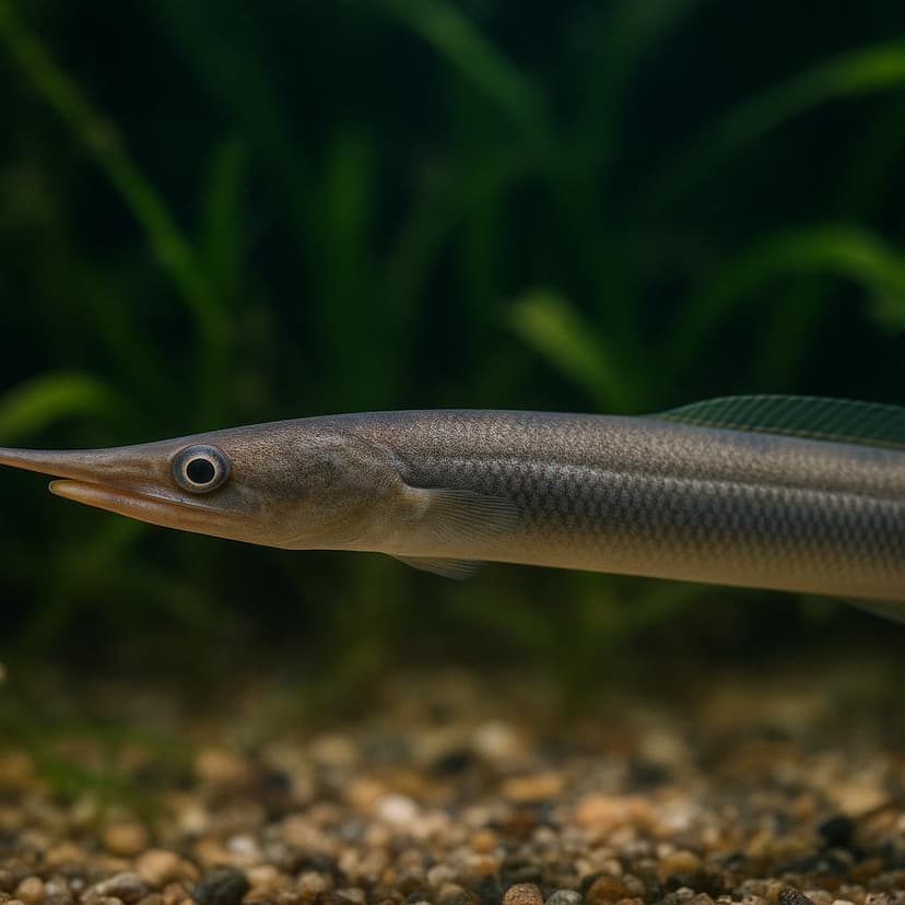 AI-generated illustration of Elongate duckbill eel