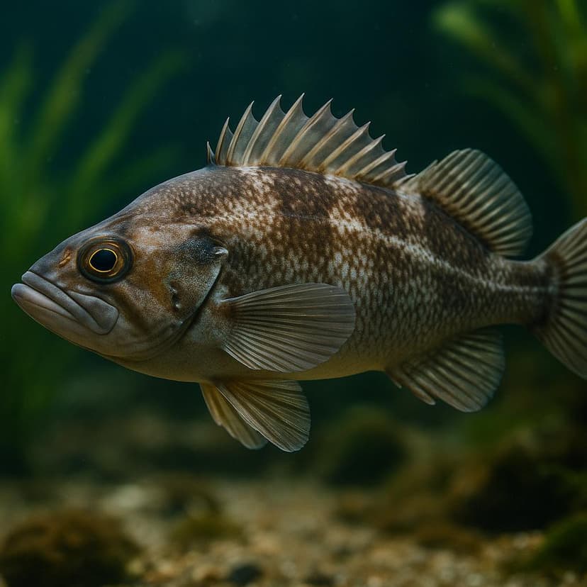 AI-generated illustration of Gray rockfish