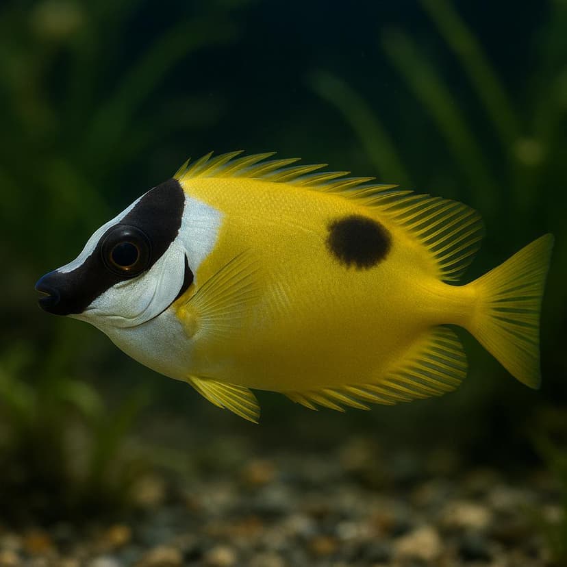 AI-generated illustration of Foxface Rabbitfish