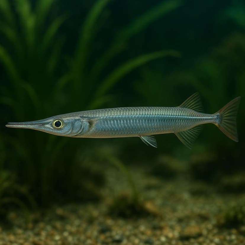AI-generated illustration of Senegal needlefish