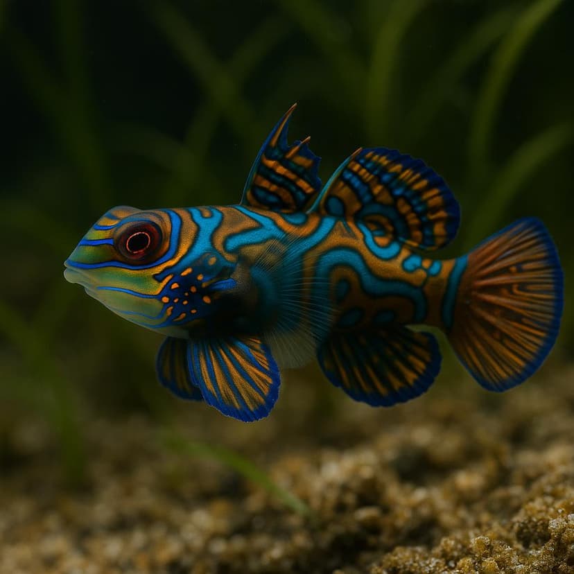 AI-generated illustration of Mandarinfish