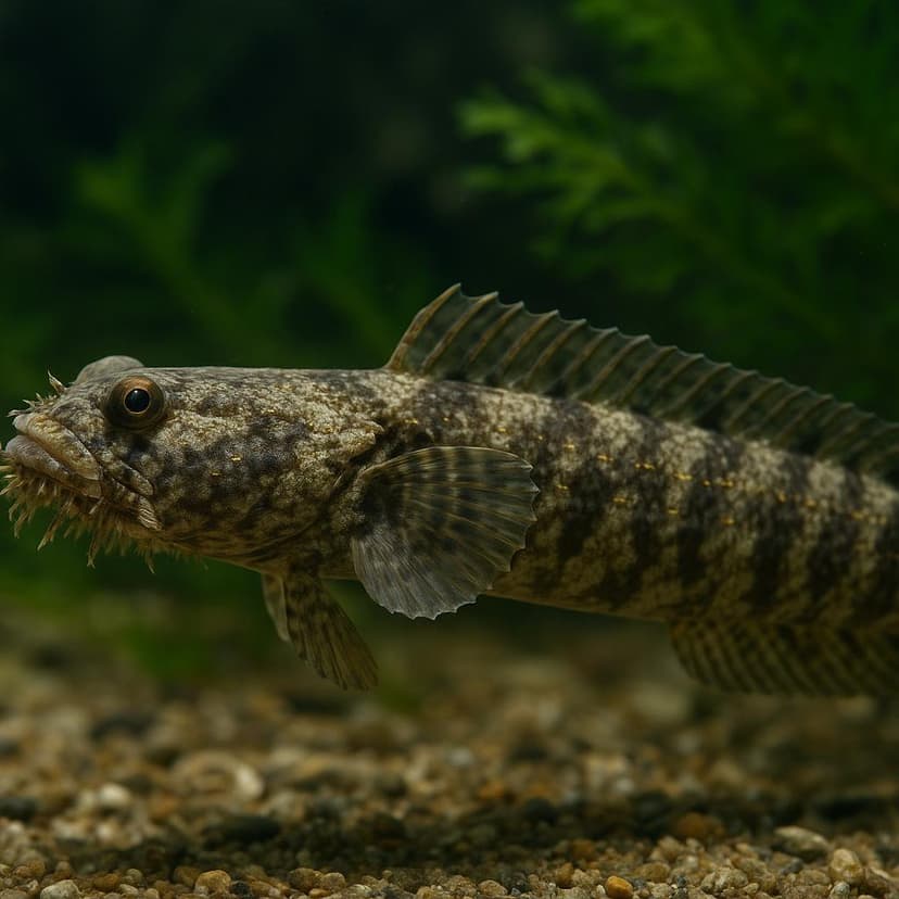 AI-generated illustration of Caniscapulus eel goby