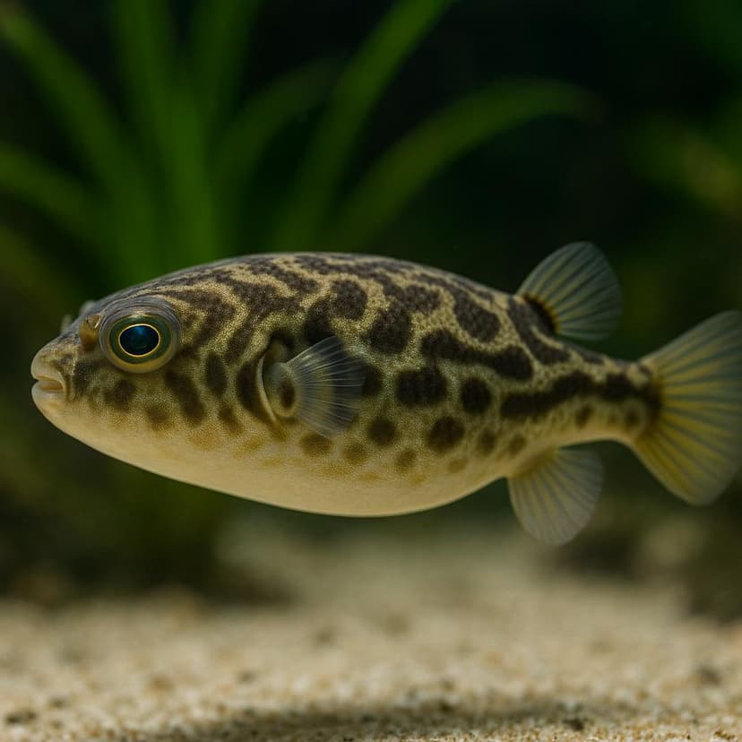 AI-generated illustration of Radiated puffer