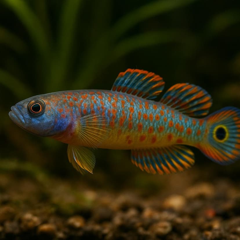 AI-generated illustration of Peacock gudgeon