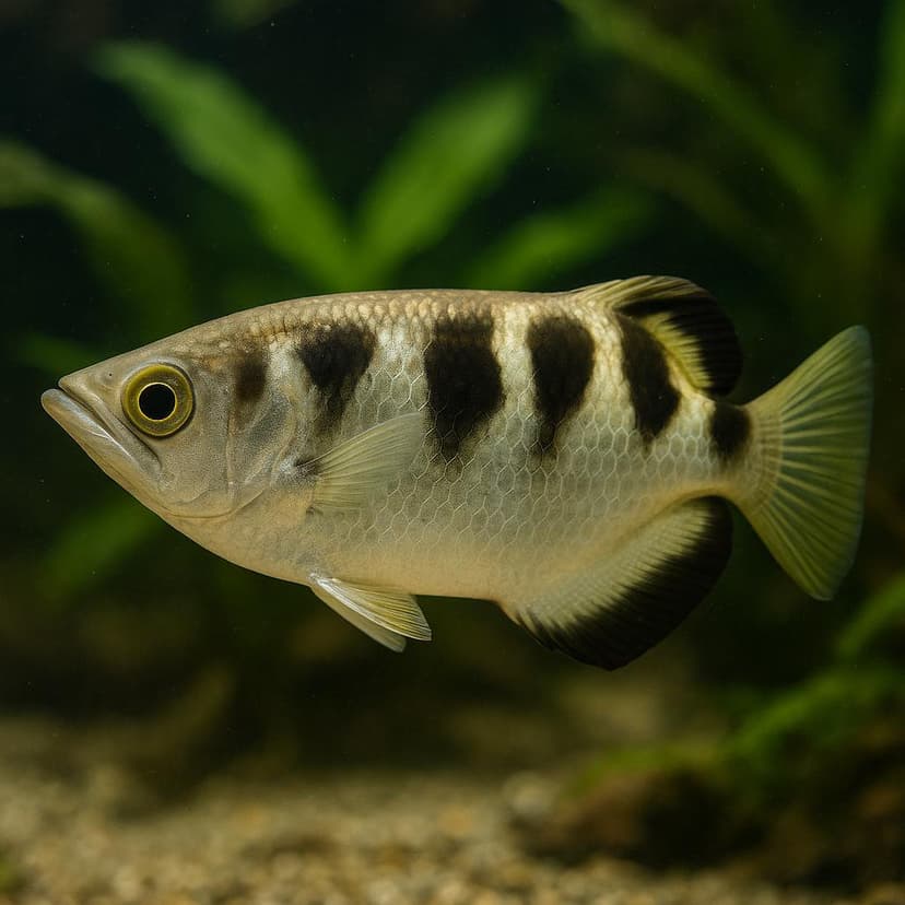 AI-generated illustration of Banded Archerfish