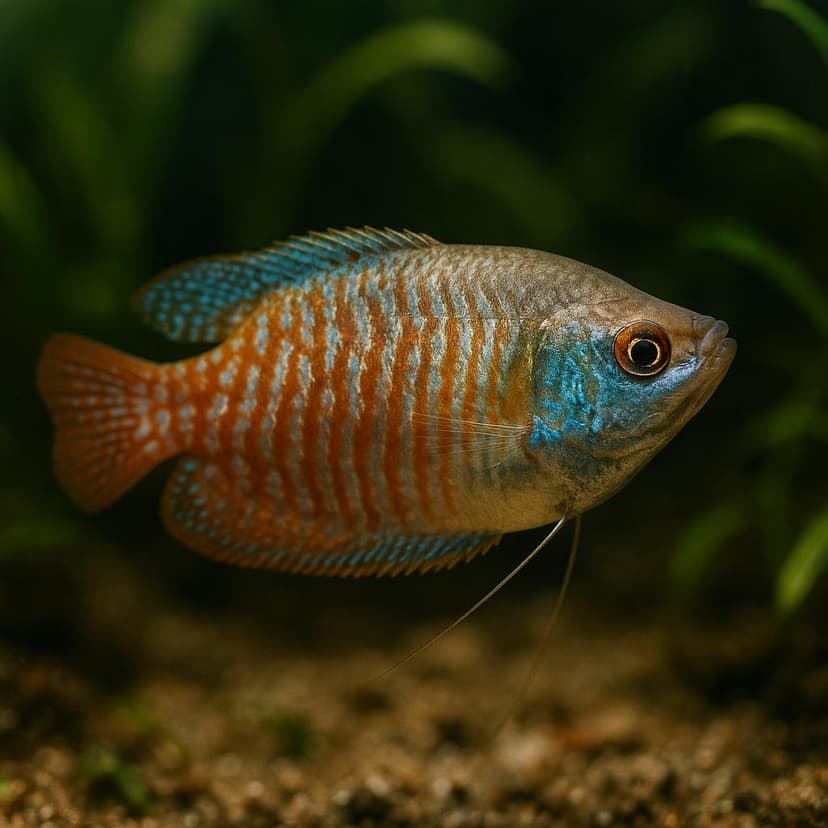 AI-generated illustration of Dwarf gourami