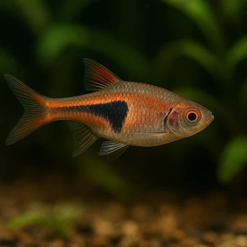 AI-generated illustration of Lambchop rasbora