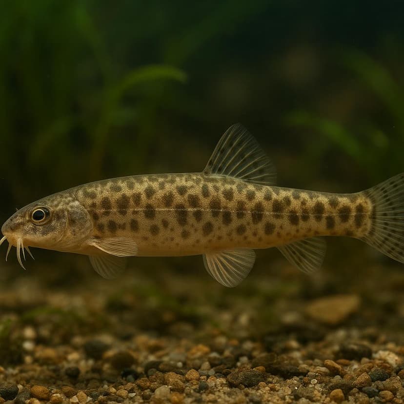 AI-generated illustration of Min County plateau loach