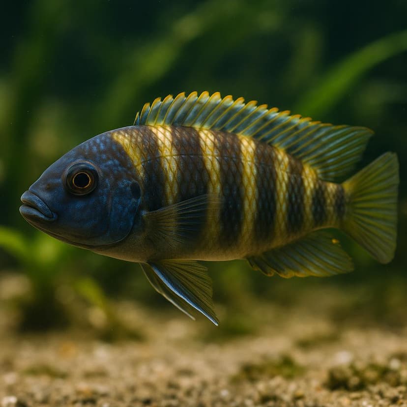 AI-generated illustration of Nine-bar Tropheops