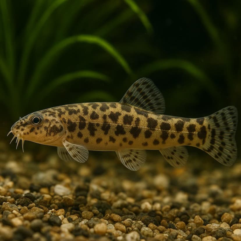 AI-generated illustration of Saadi dwarf stone loach