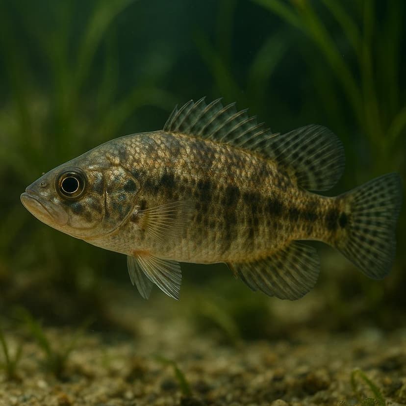 AI-generated illustration of Mottled mojarra