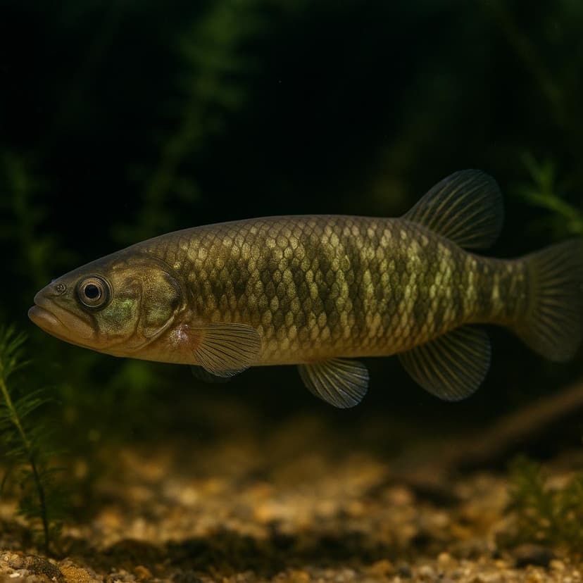 AI-generated illustration of European mudminnow