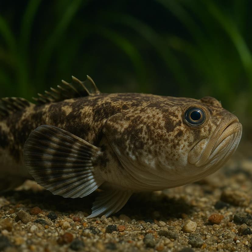 AI-generated illustration of Two-spined yellow-tail stargazer