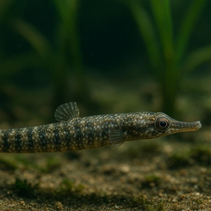 AI-generated illustration of Barbed pipefish