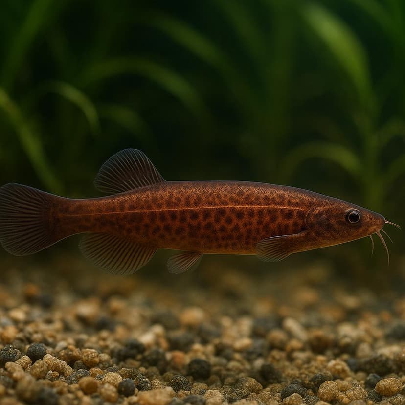 AI-generated illustration of Brown forktail loach
