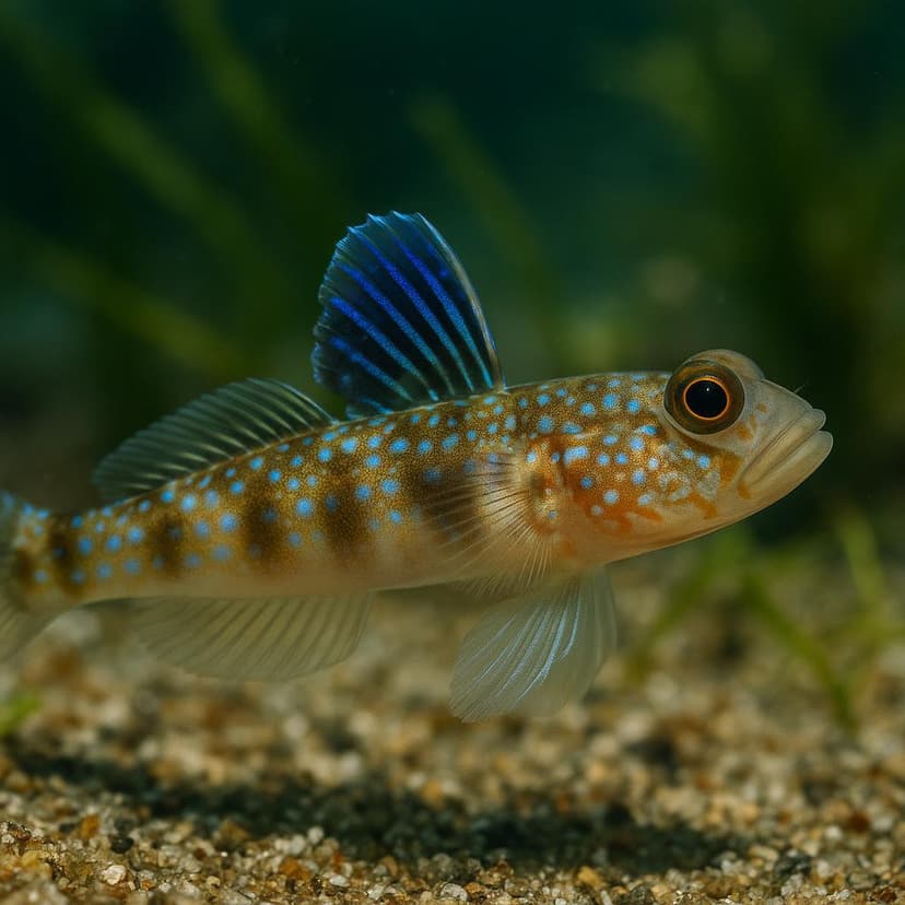 AI-generated illustration of Bigfin shrimpgoby