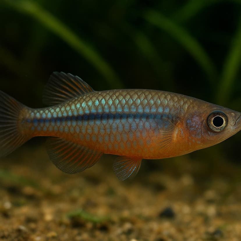 AI-generated illustration of Wallace's dwarf pike cichlid