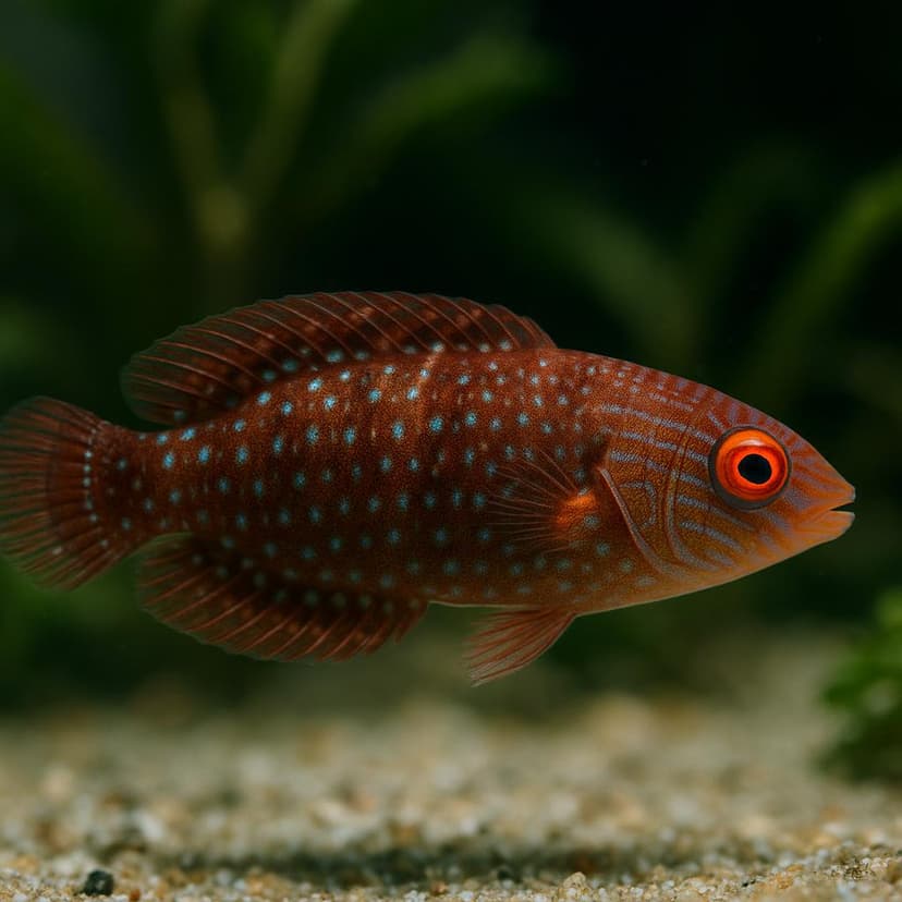 AI-generated illustration of Tanaka's possum wrasse