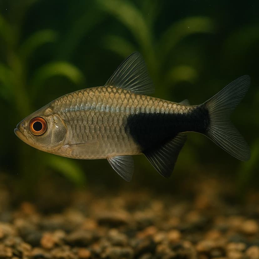 AI-generated illustration of Blackbreast cardinalfish