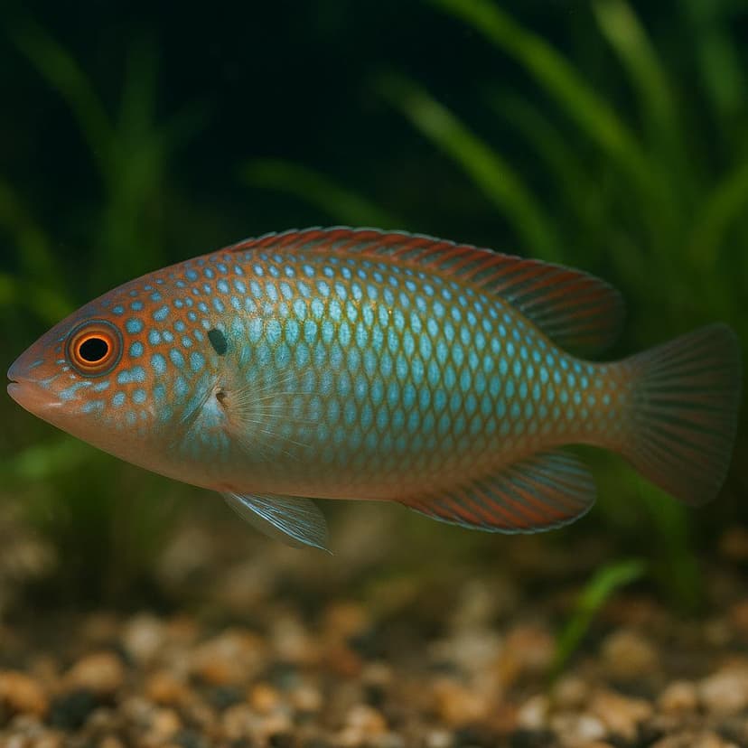 AI-generated illustration of Finspot wrasse