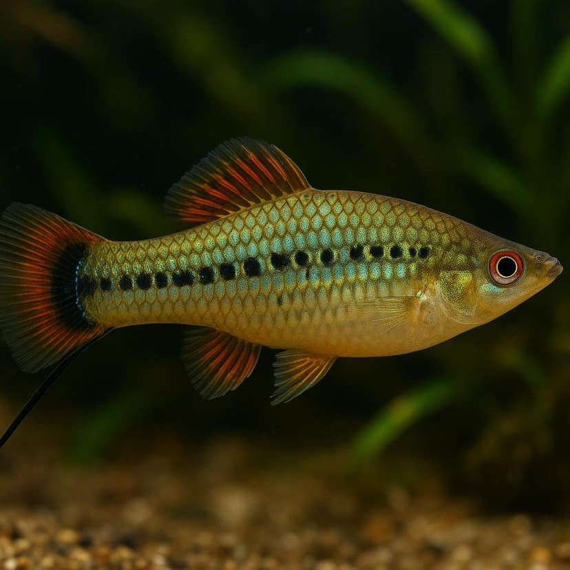 AI-generated illustration of Mountain swordtail