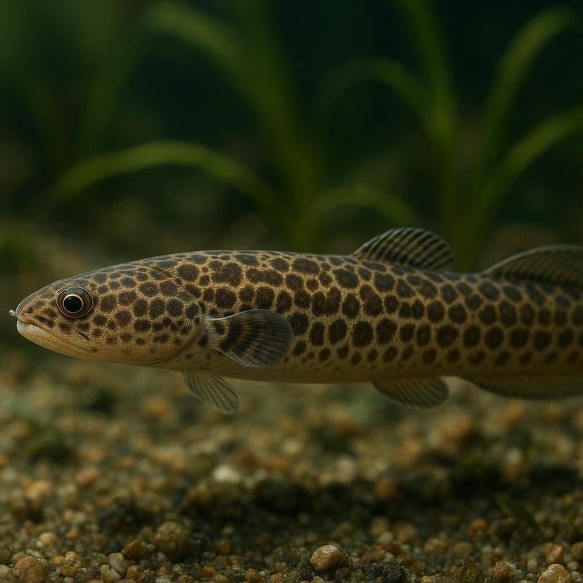 AI-generated illustration of Kaup's snake eel