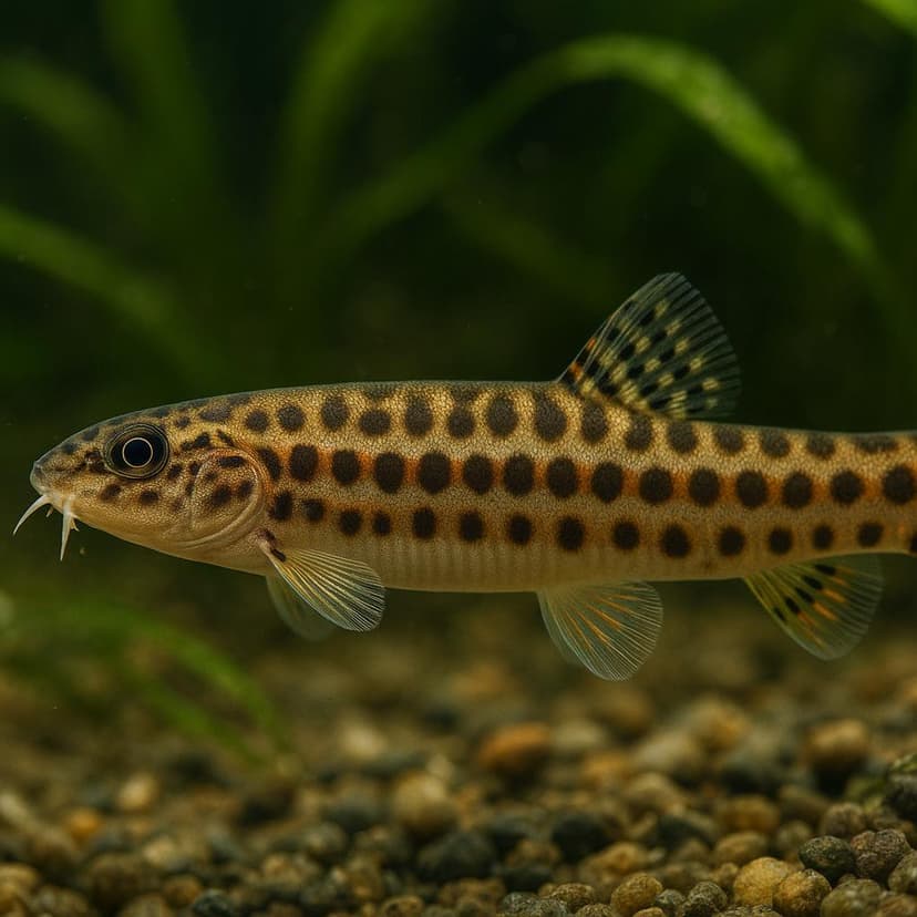AI-generated illustration of Mini zebra loach