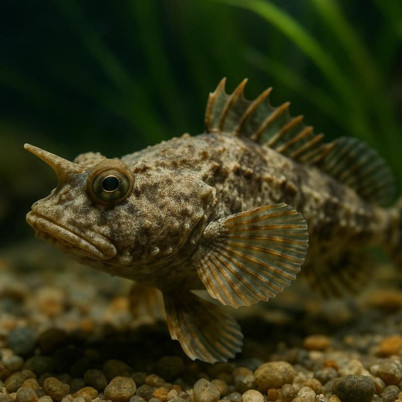 AI-generated illustration of Roundel batfish