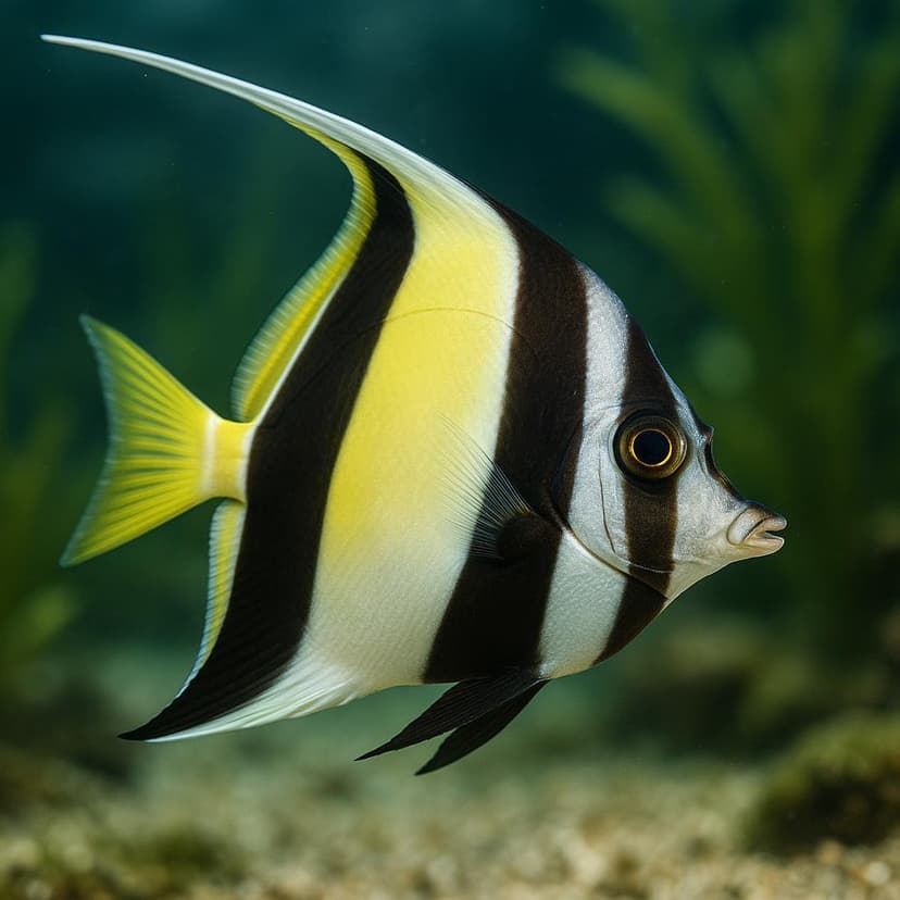 AI-generated illustration of Moorish idol
