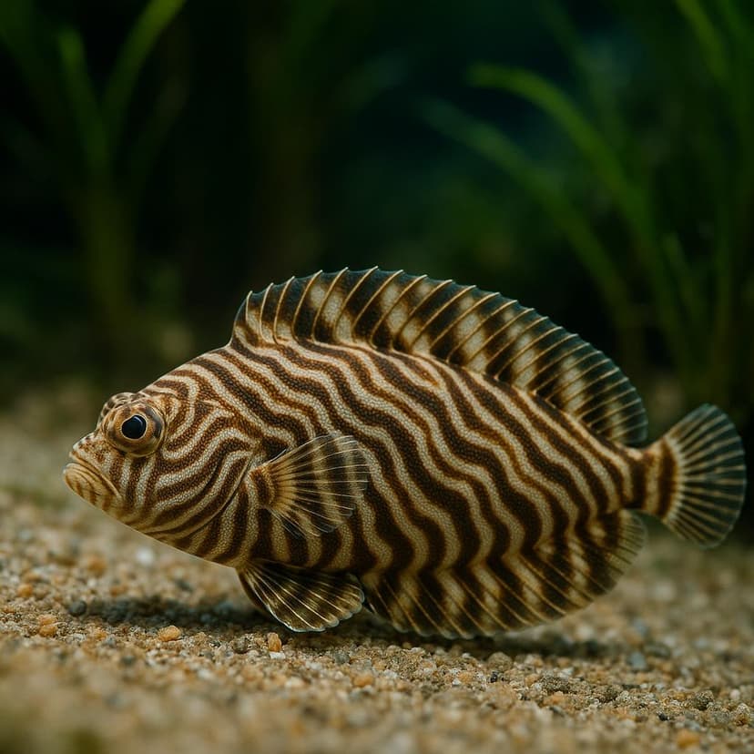 AI-generated illustration of Zebra sole