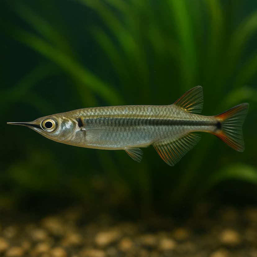 AI-generated illustration of Buffon's river-garfish