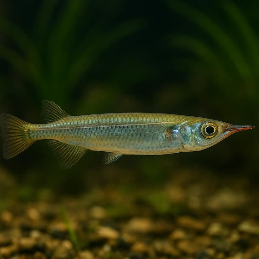 AI-generated illustration of Philippine halfbeak