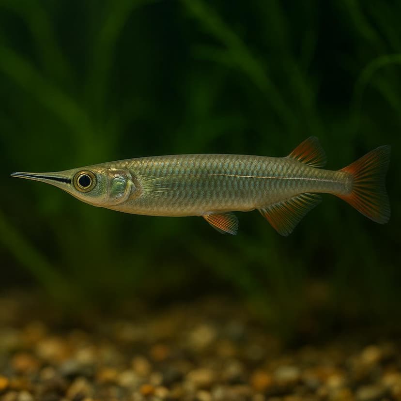 AI-generated illustration of River garfish